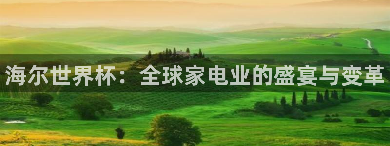 2026年足球世界杯赛程时间表：海尔世界杯：全球家电业的盛宴与变革